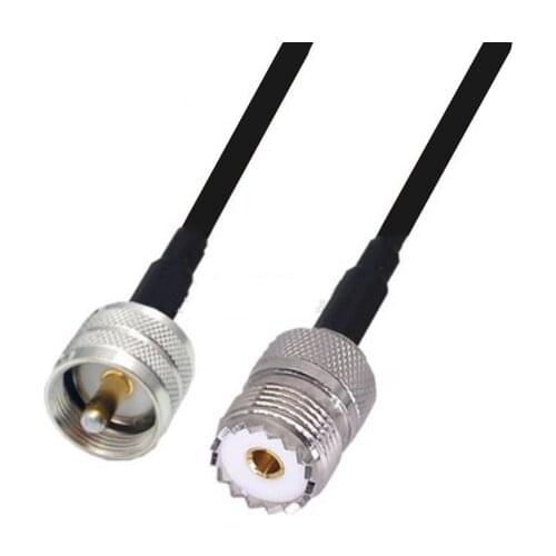 RG58 Cable UHF Male to UHF PL259 Female Connector WiFi Antenna Extension Pigtail jumper cable