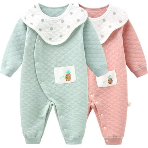 2021 Baby Girls Clothes Spring Autumn Cotton Long Sleeved Bodysuit Baby Bag Fart Jumpsuit Sibling Outfits Newborn Infant Clothes