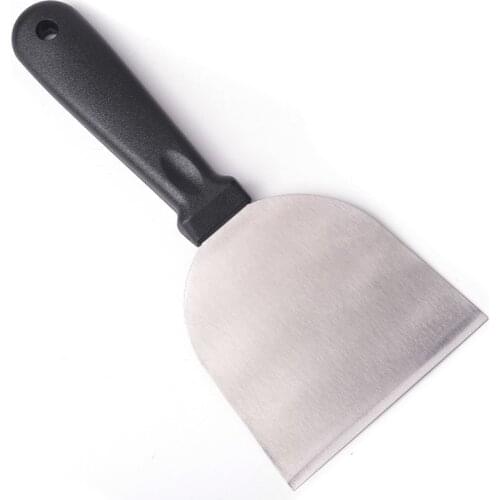 Stainless Steel Pizza Peel Pancake Spatula Dough Cutter Restaurant Teppanyaki BBQ Tools Steak Fried Shovel Kitchen Utensils