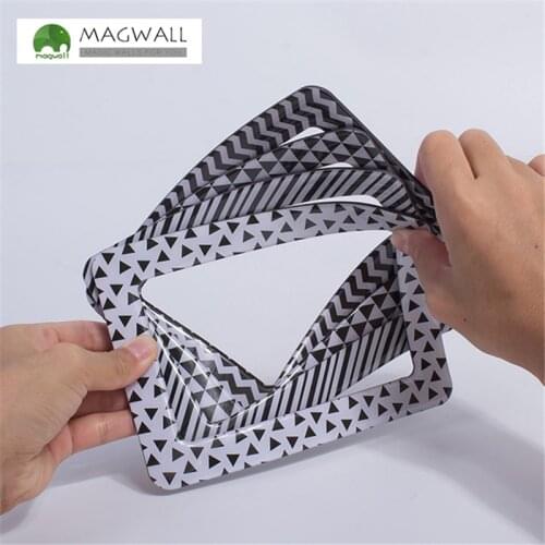 Magnetic epoxy photo frame 2psc/set 6 inches removable soft frame