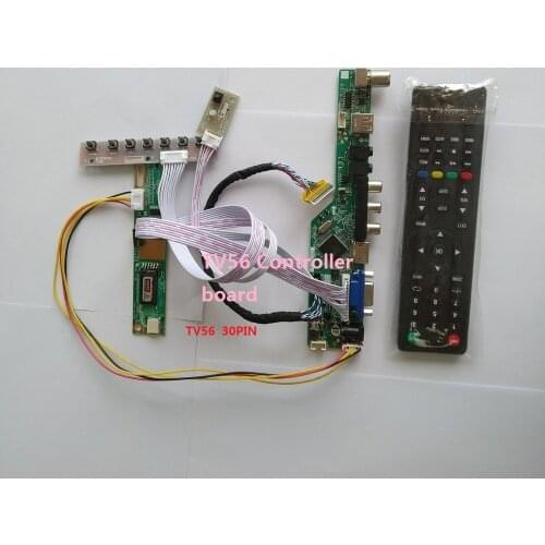 For QD15TL04/QD15TL02/QD15TL07 Module AV Digital Signal Mother Board Resolution 1280X800 1 lamps 15.4" TV Controller Board 30Pin
