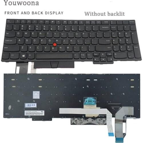 New Original Laptop Keyboard For Lenovo Thinkpad E580 E585 T590 E590 E595 L580 P52 P53 P72 P73