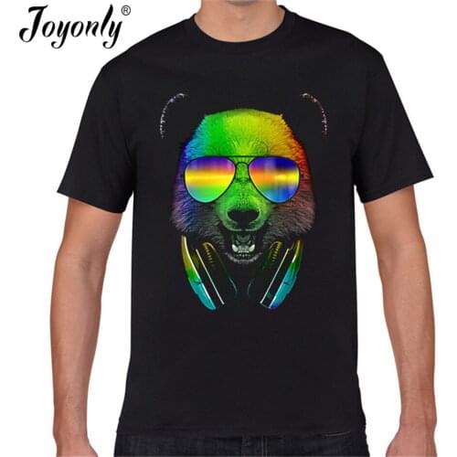 Joyonly New 2020 Summer Children Brand 3D Animal T-Shirt For Boys And Girls Panda Mask Pug Cat Dj Printed T Shirt Kids Cool Tees