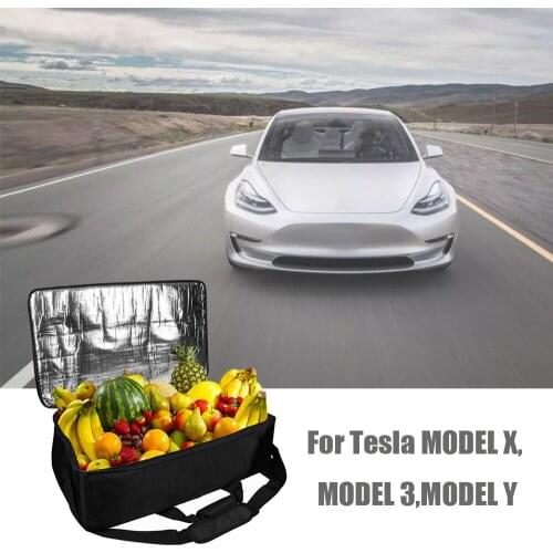 Car Front Spare Box Eco-Friendly Durable Foldable Cargo Storage Box For Tesla MODEL 3 X Y Insulation Cooler Bag