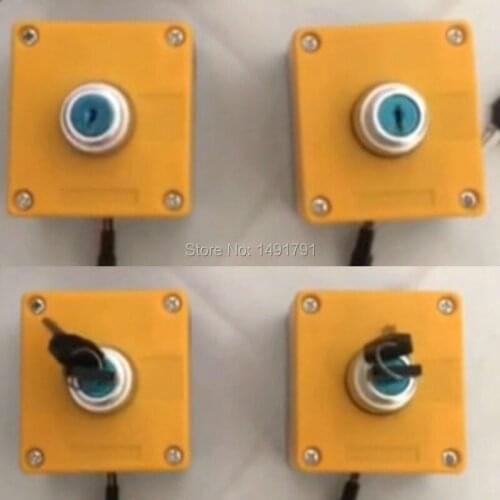 Room escape game key switch prop shift knob puzzle at the right position to open lock with audio escape chamber room