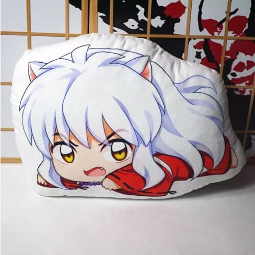 Anime Yashahime Princess Half-Demon Cosplay Plush Pillow Cartoon Doll Inuyasha Costume Double Different Side Printed Cushion