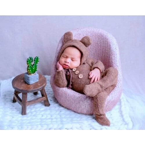 Little Baby Photo Props Newborn Photography Decoration Flokati Basket Accessories Sofa For Studio