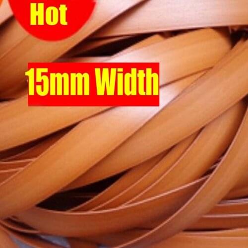 15mm Width 500g Gradient Flat Synthetic Rattan Material Roll Home Weave PE Rattan Knit Repair Furniture Chair Table Basket Decor