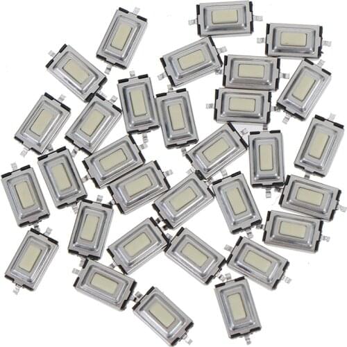 HOT 30Pcs/lot Tactile Push Button Switch Tact Switch Micro Switch 2Pin SMD 3*6*2.5mm
