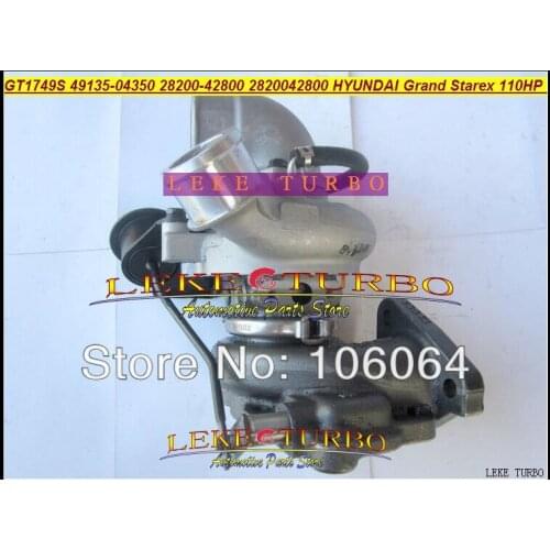 Wholesale GT1749S 49135-04350 28200-42800 28200 42800 49135 04350 Turbo Turbine Turbocharger For Hyundai Grand Starex 110HP 1.5L