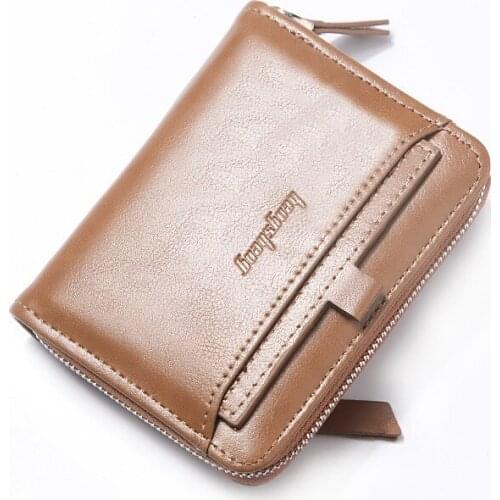 Vintage PU Leather Mens Wallet Premium Product Real Cowhide Wallets for Man Short Black Walet Portefeuille Homme Short Purses