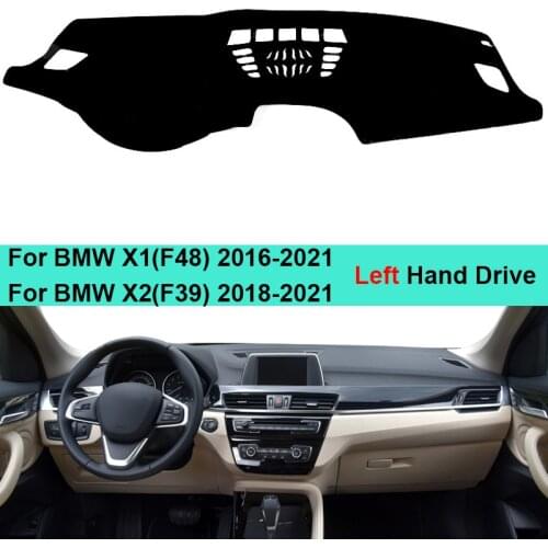 Car Inner Dashboard Cover Dash Mat Carpet Cushion For BMW X1 (F48) 2016 2017 2018 2019 2020 2021 X2 (F39) 2018 2019 2020 2021