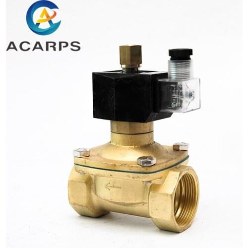 1-1/4" Brass Waterproof Solenoid Valve IP65 Normally Open Switch Valve Water Valve 220V 110V 24V 12V