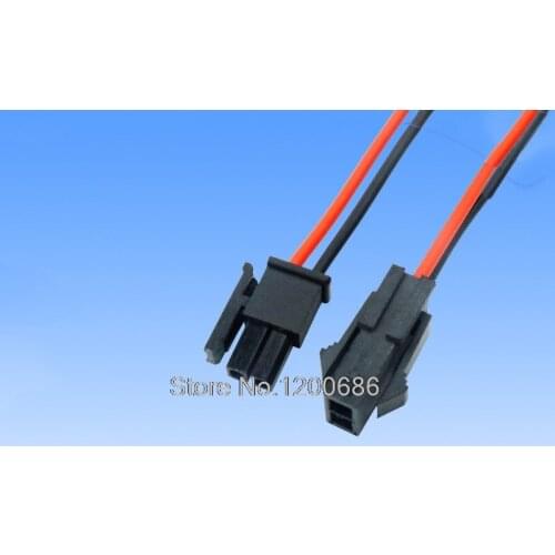 10CM 18AWG 10sets 5557 5569 2P Straight Pin Wire Terminals Electrical Connector 4.2mm 2Pin Plug jack for Car Auto PC ATX