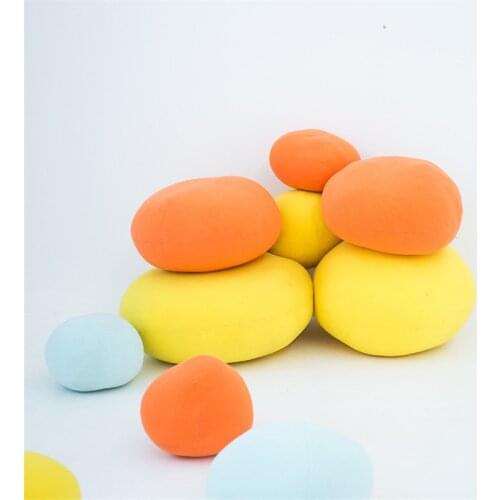 3D Simulation Seat Chair Floor Stone Cushion Pebbles Decorative Throw Pillows Home Decor Baby Funny Kids Plush Toys DropShipping