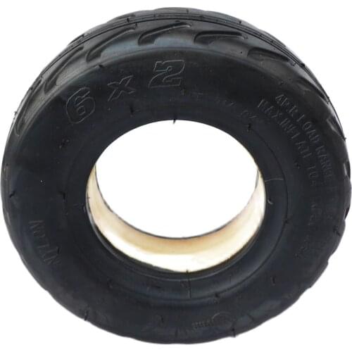 6X2 Solid tire without inner tube tire Electric Scooter Wheel Chair Truck Use 6" Tire Tyre F0 Pneumatic Trolley Cart