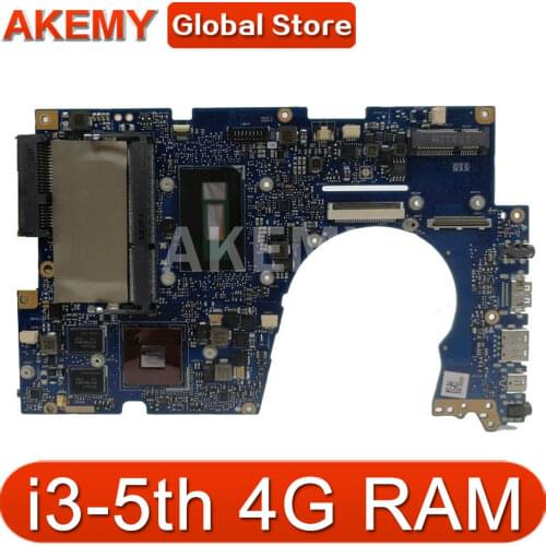 Akemy UX303LN Laptop motherboard For ASUS UX303LN UX303LNB UX303LB UX303L U303L original mainboard GT840M GPU I3-5010 4GB RAM