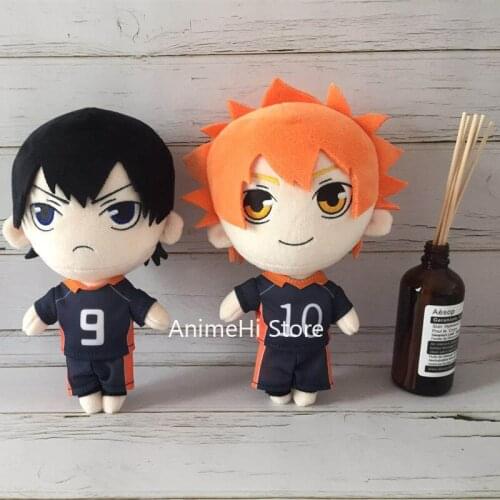 Anime Haikyuu Plush Doll Shoyo Hinata kageyama tobio Yu Nishinoya Oikawa Tooru Figure Pillow Cosplay Plushies Toy 20cm Gift