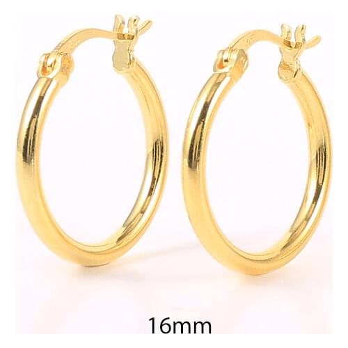 CANNER 100% 925 Sterling Silver Zircon Crystal Pentagram Perforated Stud Earrings for Women Piercing Earring Jewelry Pendients