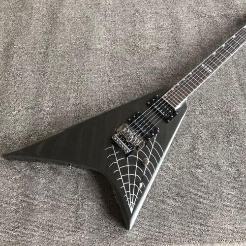 Free delivery, rosewood fingerboard, opposite sex guitar, spider web pattern Electric guitar , high quality electric guitar