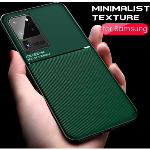 Silicone magnetic car holder case for samsung galaxy s20 note 20 ultra case samsun s10 lite note 10 plus a21s a51 a71 coque capa