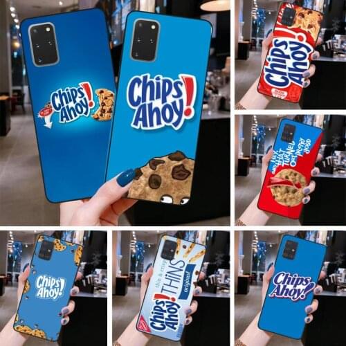 Chipses Ahoys Chocolate Cookies Phone Case For Samsung Galaxy S21 Plus Ultra S20 FE M11 S8 S9 plus S10 5G lite 2020