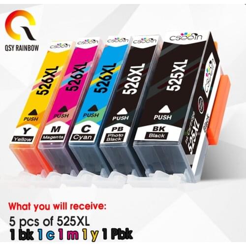 PGI-525 CLI-526 For Canon PGI 525 CLI 526 Ink Cartridge For Canon PIXMA iP4850 MG5150 MG5250 MG6150 MG8150 MG5350 MG6250 MG