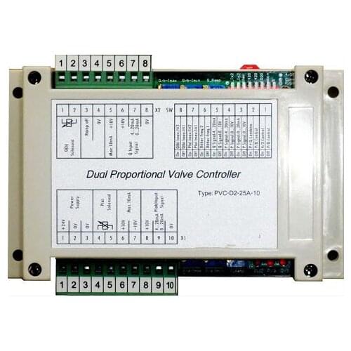 Dual Proportional Valve Controller Type:PVC-D2-25A-10 PVC-D2-25A-12