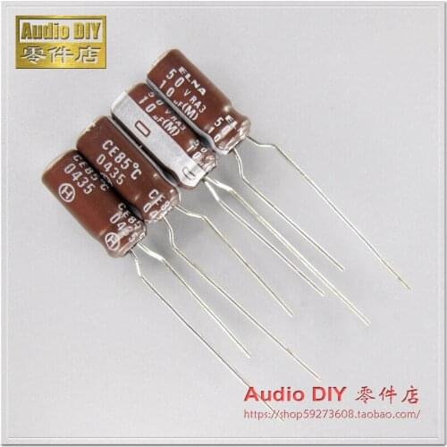 2020 hot sale 30pcs/50pcs ELNA RA3 Series 10uF/50V Audio Electrolytic Capacitors free shipping
