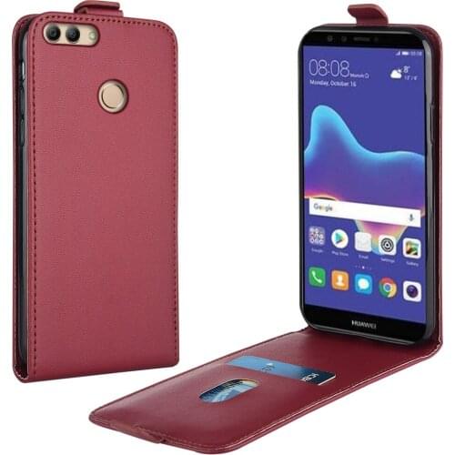 Flip Case for Huawei Y9 2018 FLA-LX1 FLA-LX2 FLA-LX3 Leather Case for Y9 2018 Phone Case