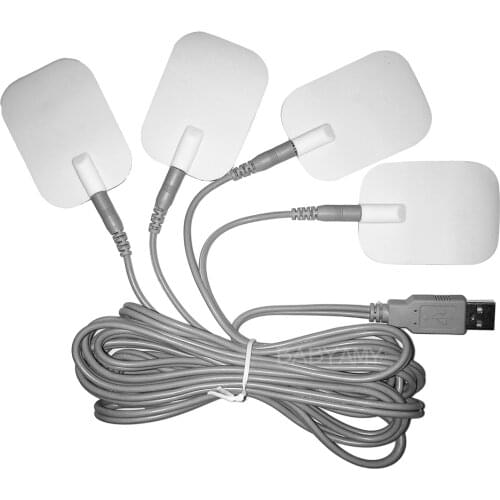 Haihua Serial QuickResult therapeutic apparatus Accessories Conductive Electrodes Pads Silicone Gel Safe Electrode Pads 6x4.5cm