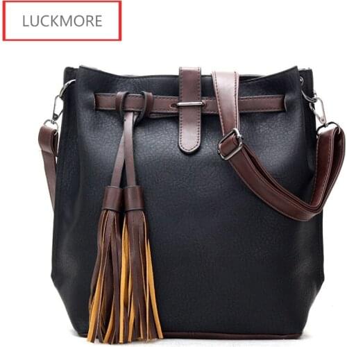 Hot Sale Tassel Women Bag Leather Handbags Casual Cross Body Shoulder Bags Fashion Messenger Bag Women Handbag Bolsas Femininas