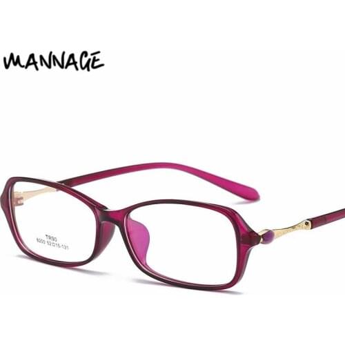 TR90 Fashionable Spectacle Frame Can be Equipped with Myopia Plain Eyeglasses Student Glasses Frame