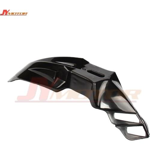 Motorcycle Universal Plastic Black Front Fenders Supermoto Evo For KX DRZ CRF YZF WR
