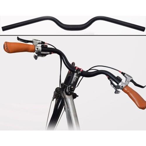 Bicycle Swallow Handlebar M Type Aluminum Alloy 31.8 *640 mm Black Retro Comfort City Road Bike Parts High Quality