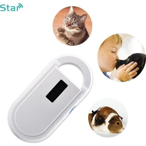 134.2khz Handheld Rfid Animal scanner Microchip Portable Chip tag Reader free shipping cheap ST08 for Dog Pig Sheep turtle