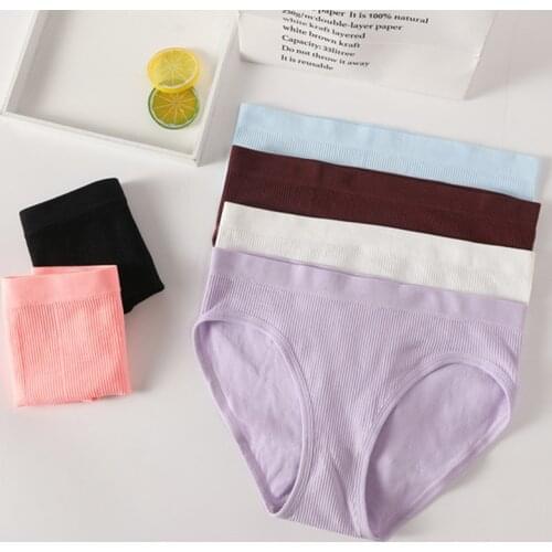 Sexy Panties for Woman Seamless Underwear Female Underpants Girls Soft Sexy Lingerie Cotton Briefs Comfort Ladies Panty M-L