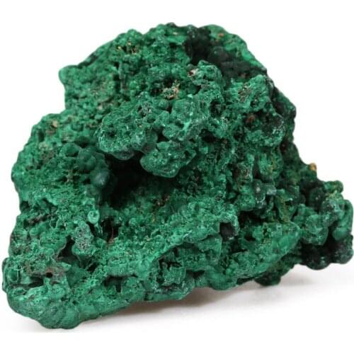 Silky Green Malachite Crystal Cluster Ore Mineral Rock Stone Specimen