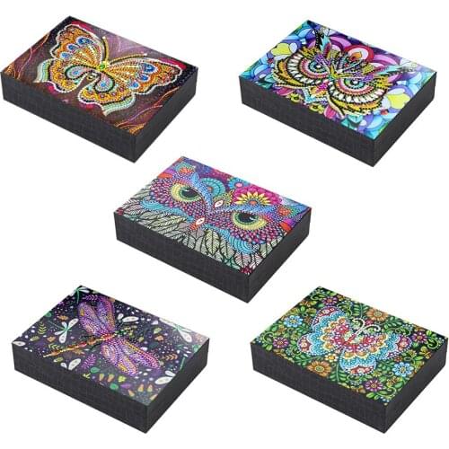DIY Special-shaped Diamond Painting Jewelry Box Containers Butterfly Resin Storage Box Diamond Craft Wedding Gfit
