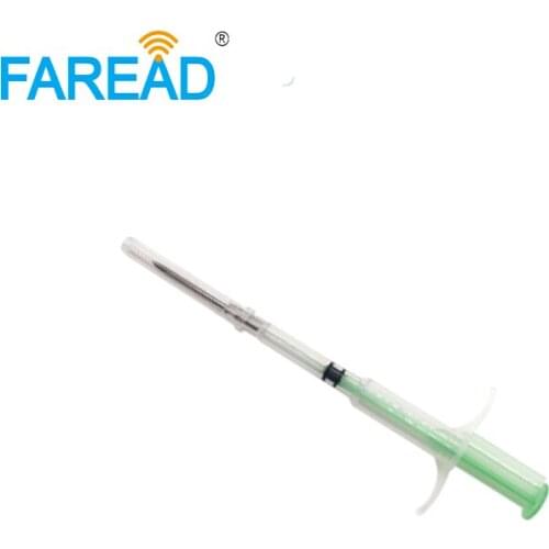 X40pcs ISO11784/5 FDX-B RFID Microchip syringe 134.2Khz small glass tag 1.4x8mm for animal identification management