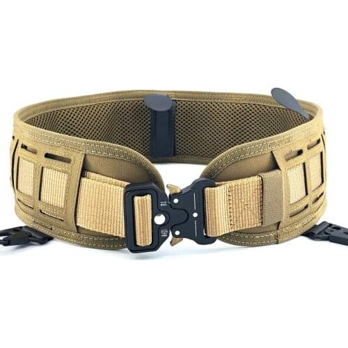 Tactical Belt Military Army Airsoft Combat Battle Waist Belt Training Outdoor Hunting 1000D Nylon Soft Padded Waistband
