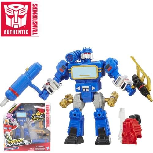Transformers Toys 15.5cm Hero Mashers Soundwave PVC Action Figure Mash up Transformer Collection Model Dolls Toy