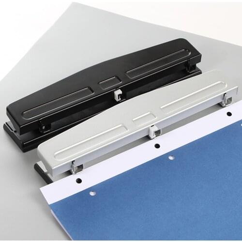 Three Holes Metal Manual Punch for A4 Paper Document Binding Machine Supplies