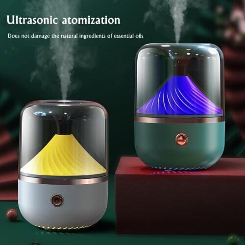 Aromatherapy Essential Oil Diffuser Ultrasonic USB Air Humidifier For Room Fragrance With LED Lamp 120ML Mini Mist Maker Fogger