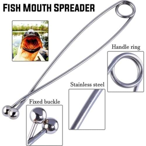 1 Pcs Portable Stainless Steel Fish Mouth Opener Fishing Accessories Fishing Opening Device