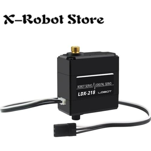 180 Degree Robot DIY LDX-218 15kg/17KG Metal Gear Digital Digital Servo Dual-axis Servo for 4dof 6dof robot arm