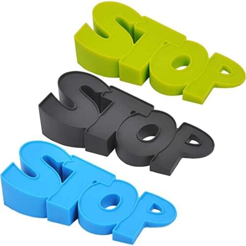 3 pack Door Stopper Home Decorative Door Stopper Rubber Door Stopper Doorstops Wedge Cute Children Exit Gate Bottom Resistance