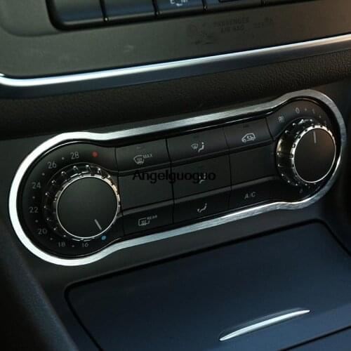 Car AC Air conditioning knob decoration frame sticker car accessories For Mercedes Benz A/B/GLA/CLA Class CLA200CLA220