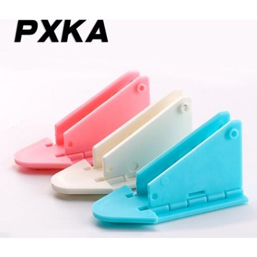 Free shipping 4pcs 3M plastic free installation folding sliding door lock Aluminum alloy steel sliding door and window lock