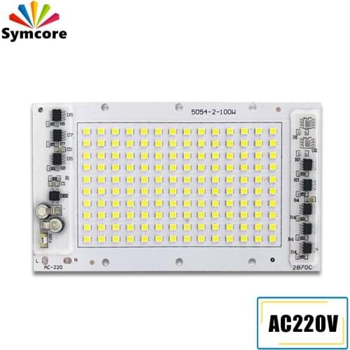 LED Chip 30W 50W 100W 150W 200W Lamp Beads High Power AC220V Smart IC LED No Need Driver For Outdoor Floodlight DIY Kit